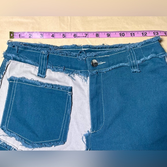 KTOO Grunge boho Patchwork Pant hippie Flare Pants size medium (26 waist) - Picture 10 of 12